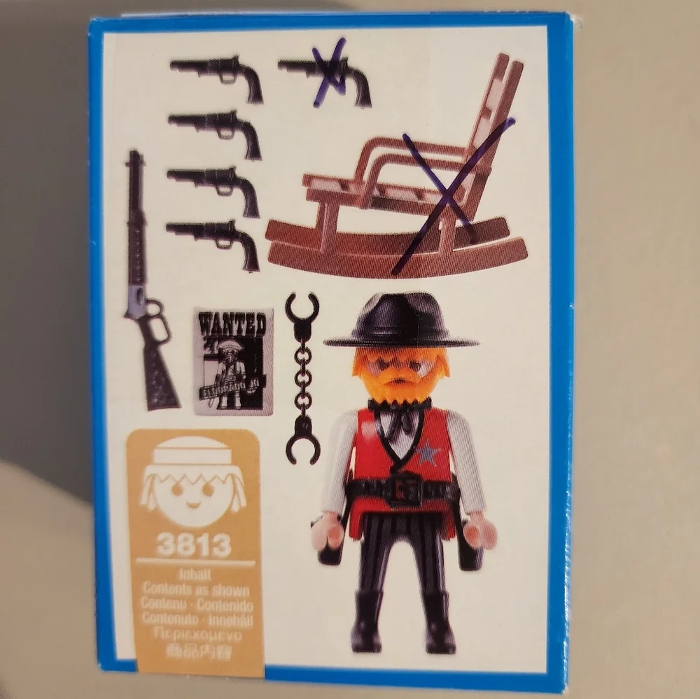 NIB Playmobil Sheriff #3813